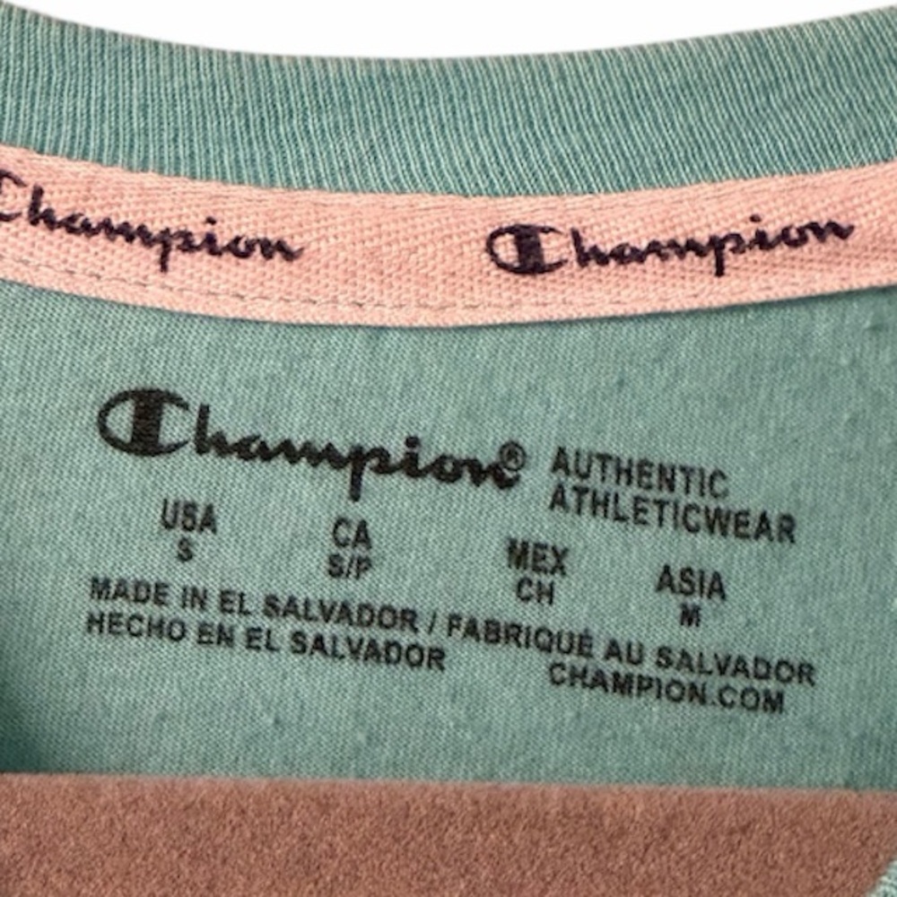 Champion Women's Teal Short Sleeve Tee - Picture 5 of 5